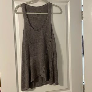 Vince Crochet Linen Tank - Size Medium